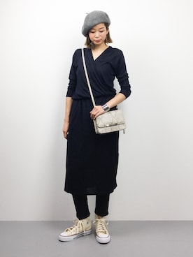 「sabena（サベナ）のアイテム」を使った、mihiroさん（レディース・156cm）の夏コーディネート