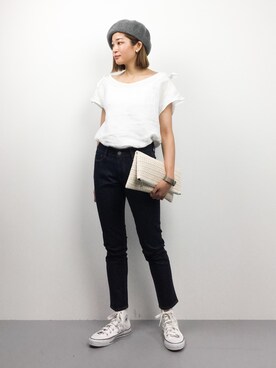 mihiroさん（レディース・156cm）の夏コーディネート