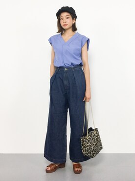 mihiroさん（レディース・156cm）の夏コーディネート