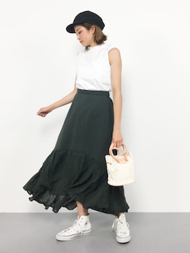 mihiroさん（レディース・156cm）の夏コーディネート