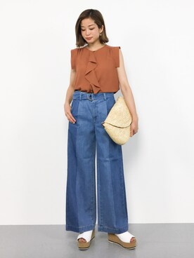 mihiroさん（レディース・156cm）の夏コーディネート
