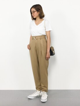 mihiroさん（レディース・156cm）の夏コーディネート