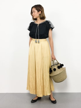 mihiroさん(レディース・156cm)の夏コーディネート