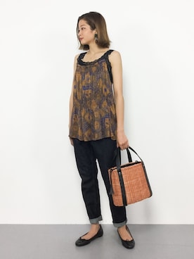 mihiroさん（レディース・156cm）の夏コーディネート