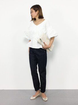 mihiroさん（レディース・156cm）の夏コーディネート