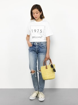 mihiroさん（レディース・156cm）の夏コーディネート