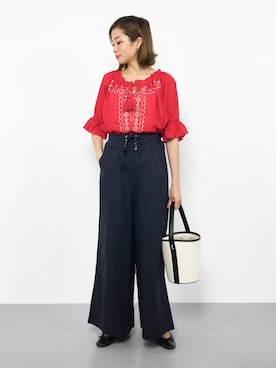 mihiroさん（レディース・156cm）の夏コーディネート