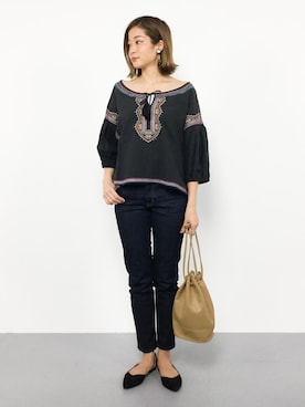 mihiroさん（レディース・156cm）の夏コーディネート