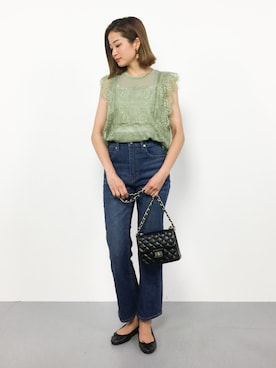 mihiroさん（レディース・156cm）の夏コーディネート