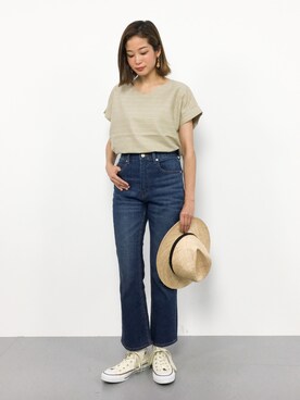 mihiroさん（レディース・156cm）の夏コーディネート