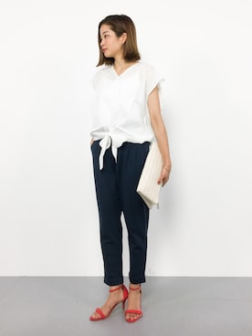 mihiroさん（レディース・156cm）の夏コーディネート