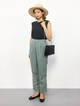 mihiroさん（レディース・156cm）の夏コーディネート