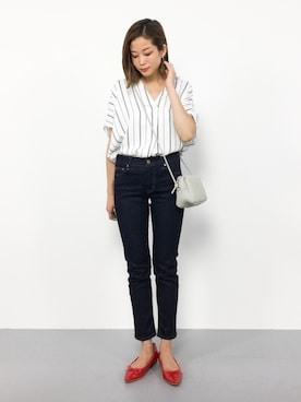 mihiroさん（レディース・156cm）の夏コーディネート