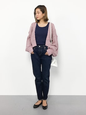 「501(R)T（ゴーマルイチティー）のアイテム」を使った、mihiroさん（レディース・156cm）の夏コーディネート