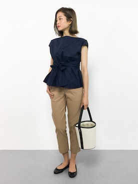 mihiroさん（レディース・156cm）の夏コーディネート