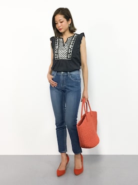 mihiroさん（レディース・156cm）の夏コーディネート