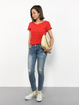 mihiroさん（レディース・156cm）の夏コーディネート