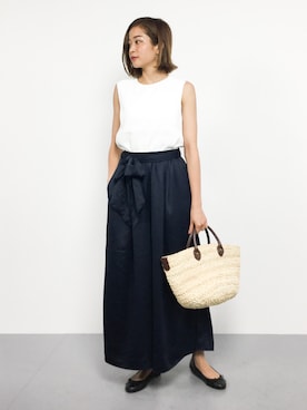 mihiroさん（レディース・156cm）の夏コーディネート