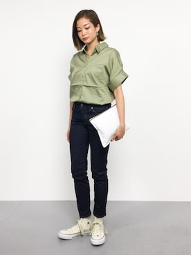 mihiroさん（レディース・156cm）の夏コーディネート