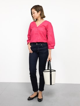 mihiroさん（レディース・156cm）の夏コーディネート