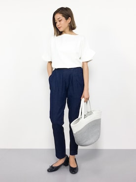 mihiroさん（レディース・156cm）の夏コーディネート