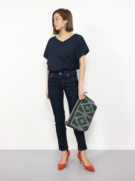 mihiroさん（レディース・156cm）の夏コーディネート