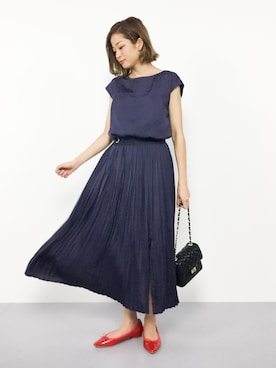 mihiroさん（レディース・156cm）の夏コーディネート