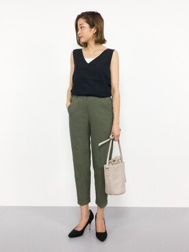 mihiroさん（レディース・156cm）の夏コーディネート