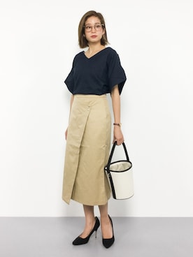 mihiroさん（レディース・156cm）の夏コーディネート