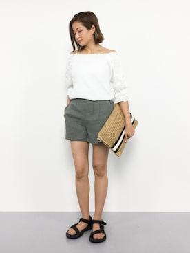 mihiroさん（レディース・156cm）の夏コーディネート