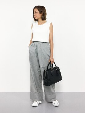 mihiroさん（レディース・156cm）の夏コーディネート
