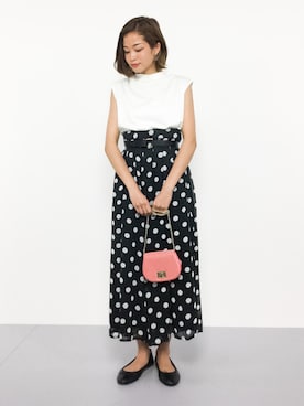 「スカーチョコーデ」｜mihiroさん（レディース・156cm）の夏コーディネート