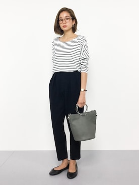 mihiroさん（レディース・156cm）の夏コーディネート