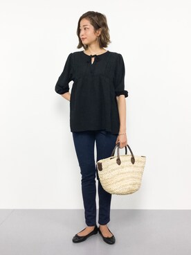 mihiroさん（レディース・156cm）の夏コーディネート