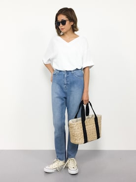 mihiroさん（レディース・156cm）の夏コーディネート