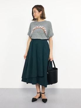 mihiroさん（レディース・156cm）の夏コーディネート