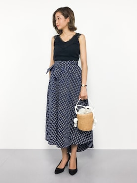 mihiroさん（レディース・156cm）の夏コーディネート