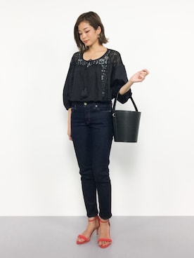 mihiroさん（レディース・156cm）の夏コーディネート