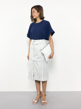 mihiroさん（レディース・156cm）の夏コーディネート