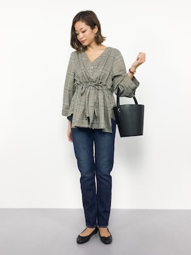 mihiroさん（レディース・156cm）の夏コーディネート