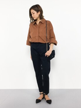 mihiroさん（レディース・156cm）の秋コーディネート