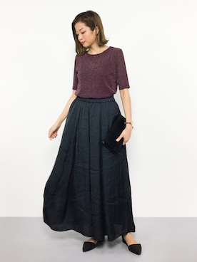 「スカンツ、キレイめ」｜mihiroさん（レディース・156cm）の秋コーディネート