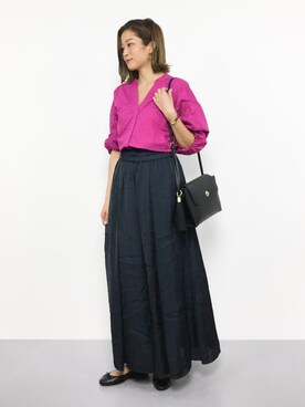 「スカンツ、キレイめ」｜mihiroさん（レディース・156cm）の秋コーディネート