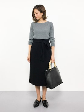 「BEAU'RE SECOND（ビュレセカンド）のアイテム」を使った、mihiroさん（レディース・156cm）の秋コーディネート