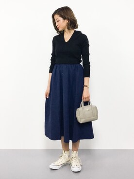 mihiroさん（レディース・156cm）の秋コーディネート