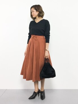 mihiroさん（レディース・156cm）の秋コーディネート