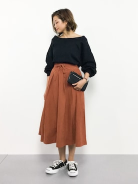 mihiroさん（レディース・156cm）の秋コーディネート