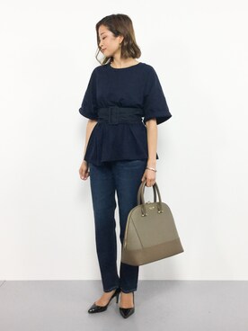 mihiroさん（レディース・156cm）の秋コーディネート