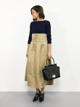 mihiroさん（レディース・156cm）の秋コーディネート