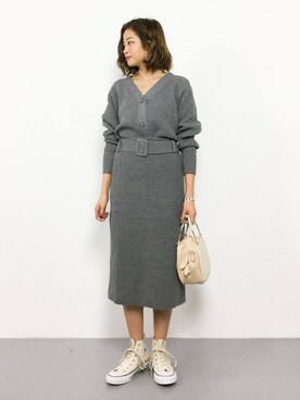 mihiroさん（レディース・156cm）の秋コーディネート